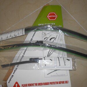 NEW OEM 3 PACK QUALITY WIPER BLADES ALL SEASON 4", 12", 19", EASY TO INSTALL 🚗